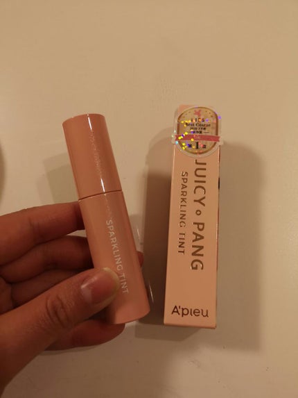 アピュー ジューシーパン スパークリングティント/A’pieu/口紅を使ったクチコミ(1枚目)