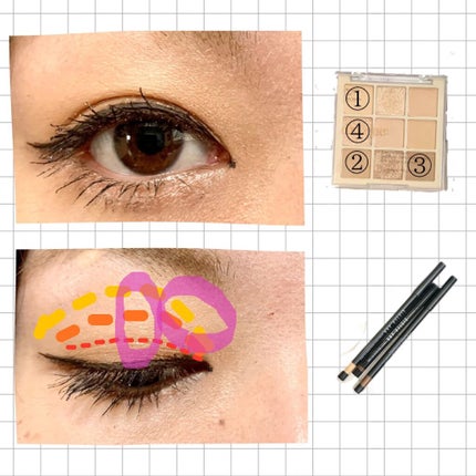 ウォータープルーフペンシルアイライナー/SISTER ANN/ペンシルアイライナーを使ったクチコミ(3枚目)