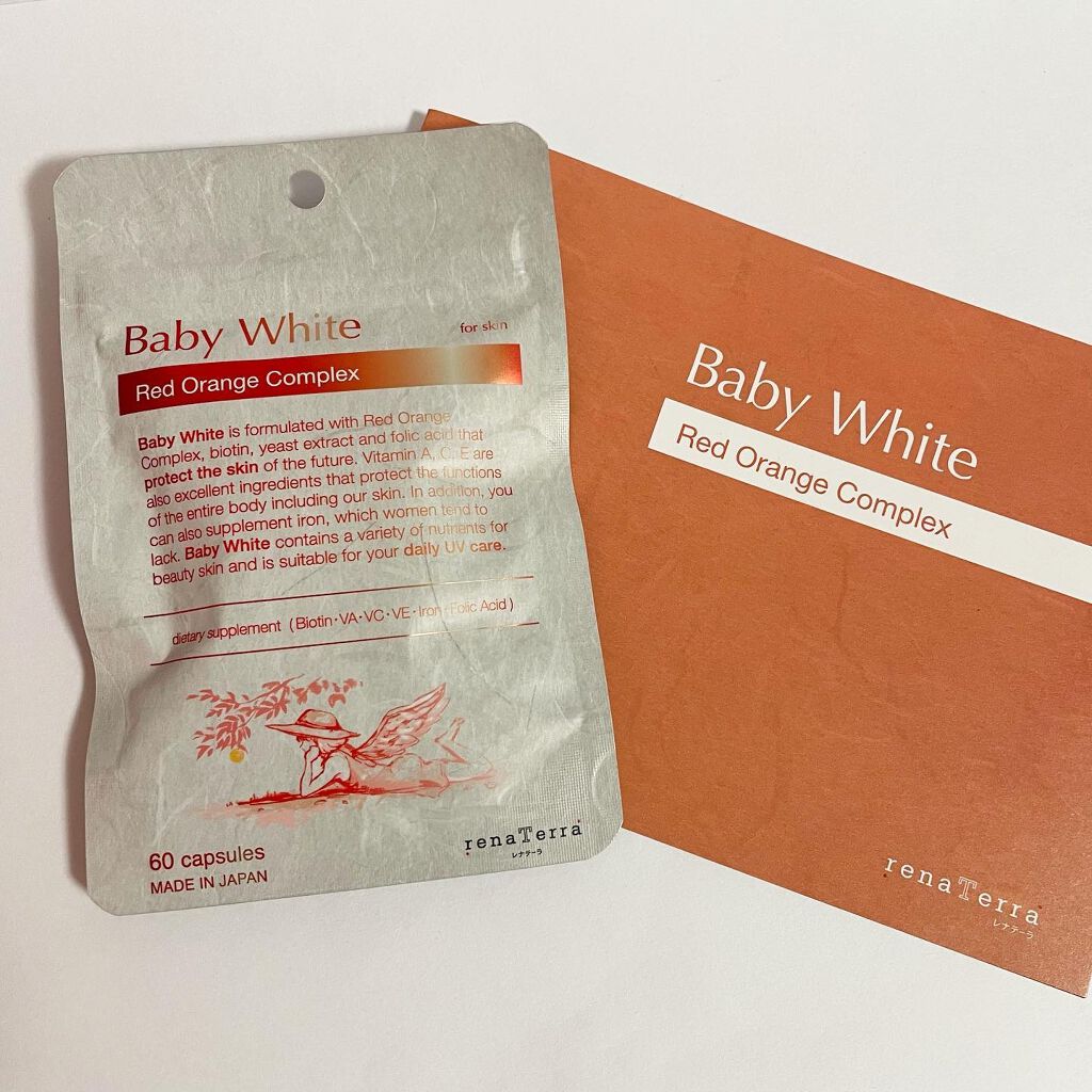 Baby White 60粒/renaTerra/美容サプリメントを使ったクチコミ(2枚目)