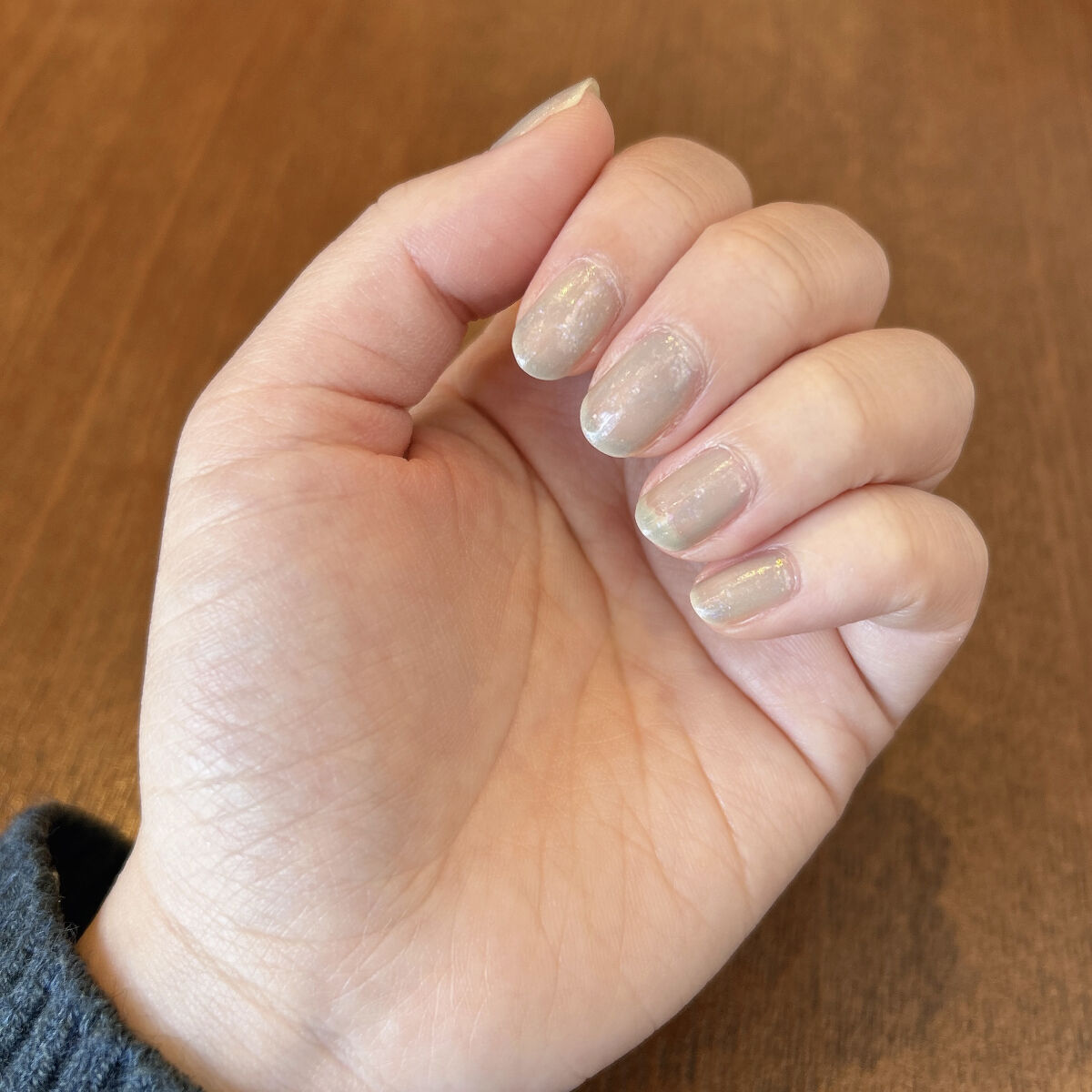 フレンドネイル(リニューアル品)	 1-24(33140)プリズムリーフ/DAISO/マニキュアを使ったクチコミ（2枚目）