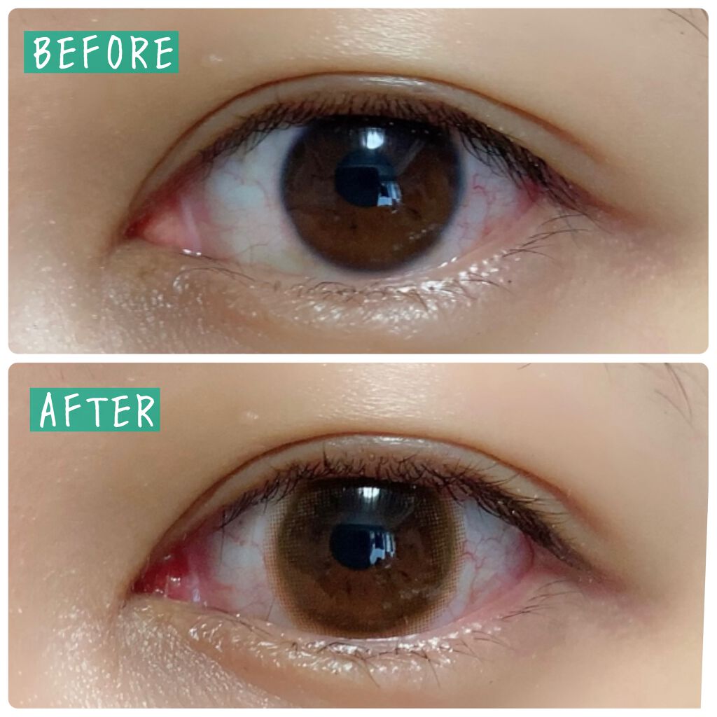 MOLAK 1month ティントブラウン/MOLAK/１ヶ月（１MONTH）カラコンを使ったクチコミ（2枚目）