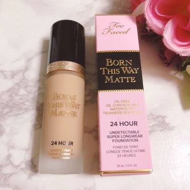 ボーン ディス ウェイ アンディテクタブル 24H マット ファンデーション/Too Faced/リキッドファンデーションを使ったクチコミ（1枚目）