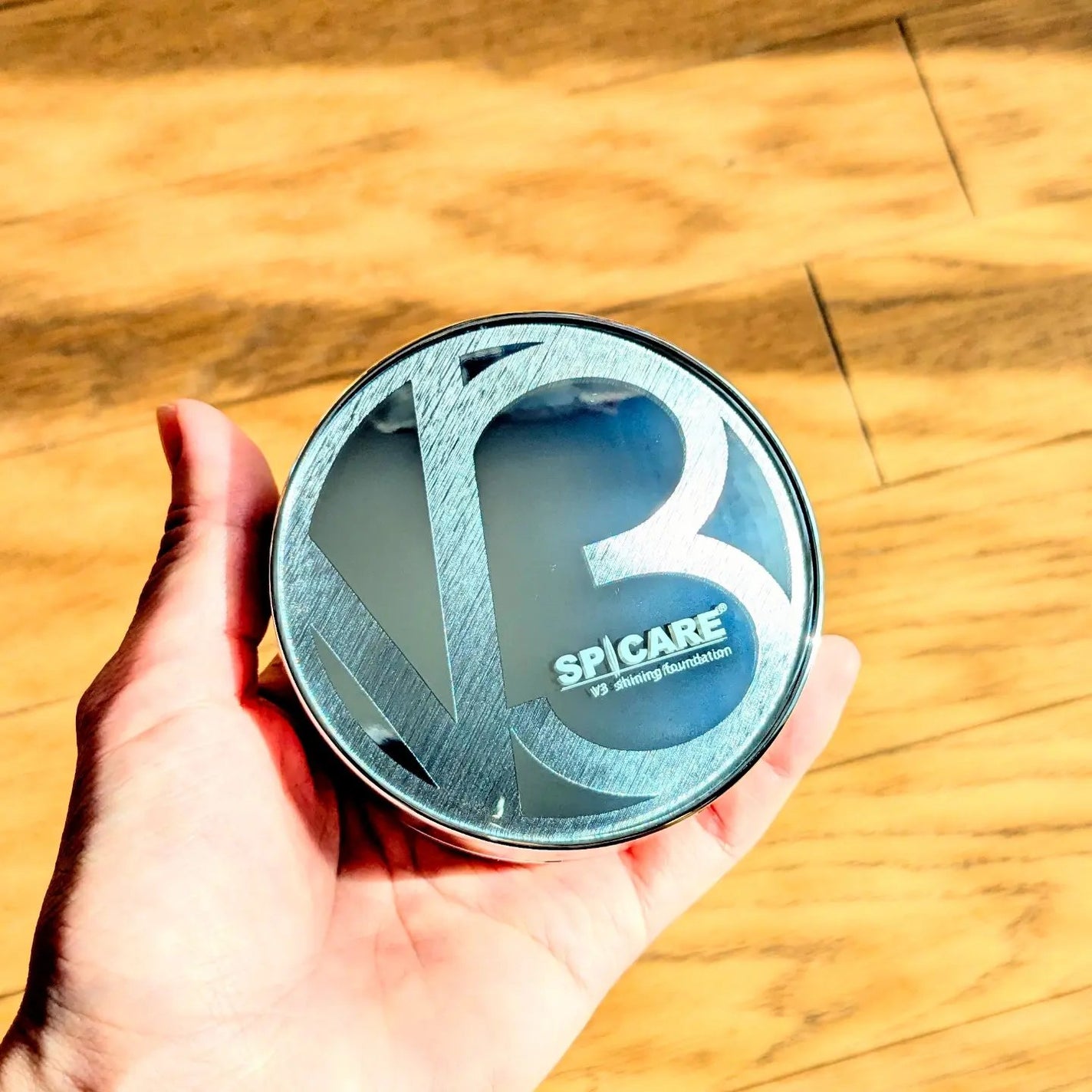 V3シャイニングファンデーション/SPICARE/クッションファンデーションを使ったクチコミ(2枚目)