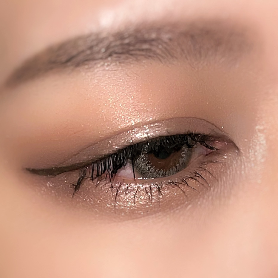 シングルカラーアイシャドウ/CEZANNE/単色アイシャドウを使ったクチコミ（3枚目）