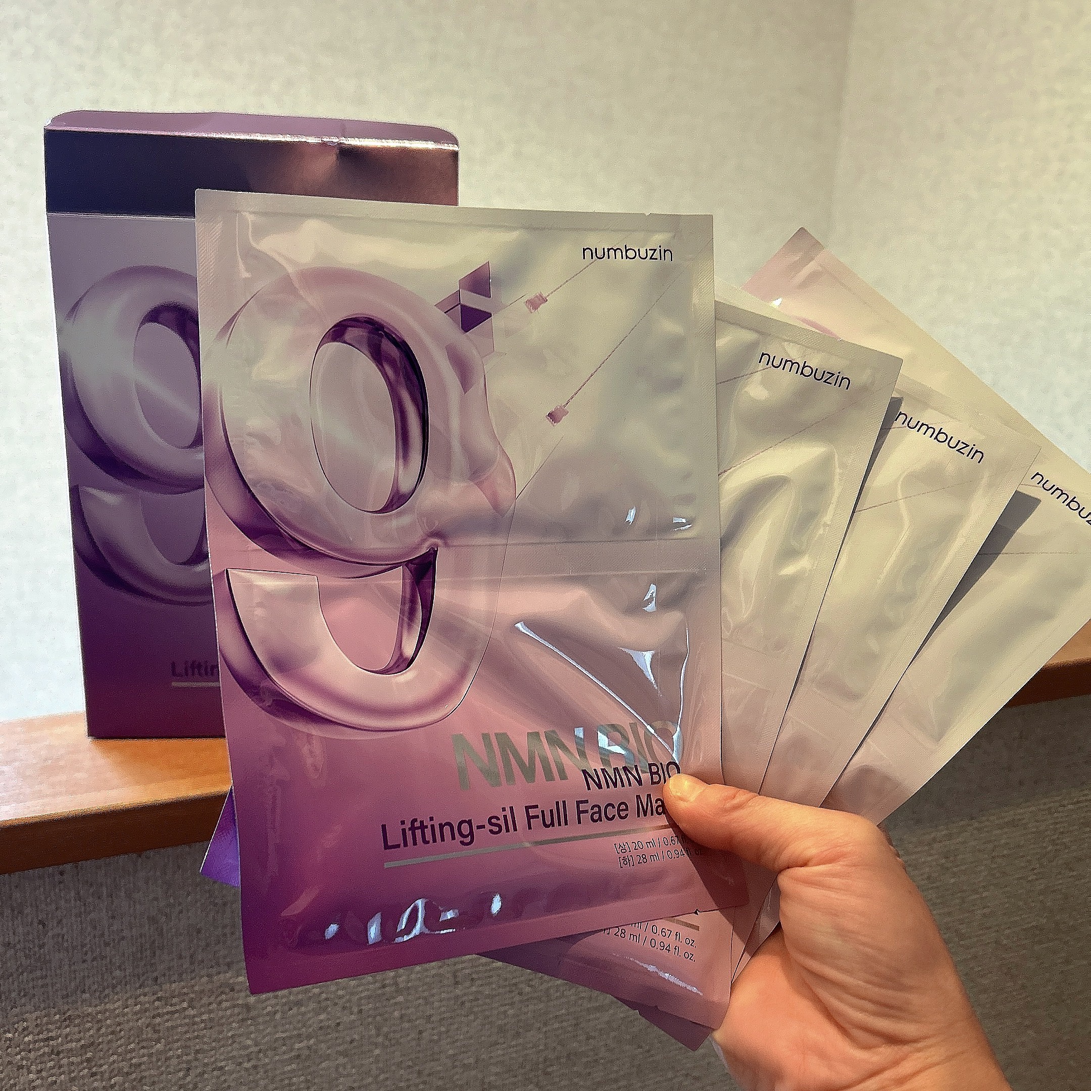 9番 NMNバイオリフトラッピングマスク/numbuzin/シートマスク・パックを使ったクチコミ（2枚目）
