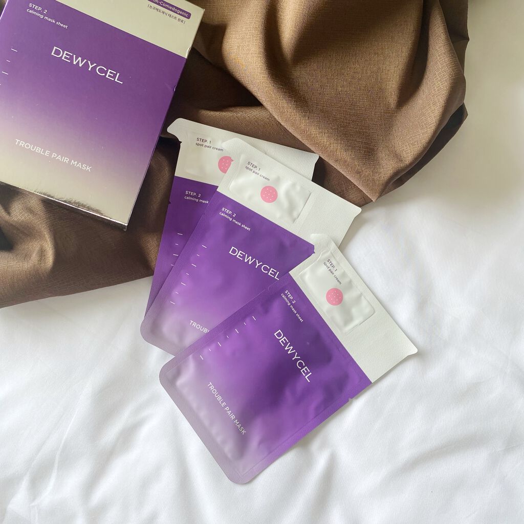 トラブルペアーマスク/DEWYCEL/シートマスク・パックを使ったクチコミ（1枚目）