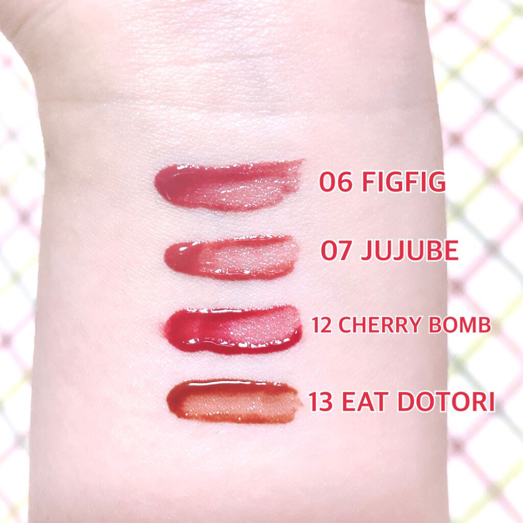 ジューシーラスティングティント/rom&nd/リップティントを使ったクチコミ(7枚目)