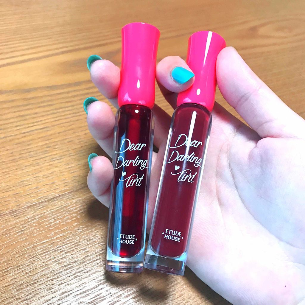 ディアダーリン ウォータージェルティント RD305(ナツメ)（生産終了）/ETUDE/リップティントを使ったクチコミ（1枚目）