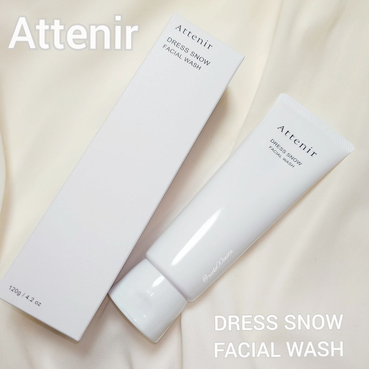 ドレススノー フェイシャルウォッシュ/アテニア/洗顔フォームを使ったクチコミ(1枚目)