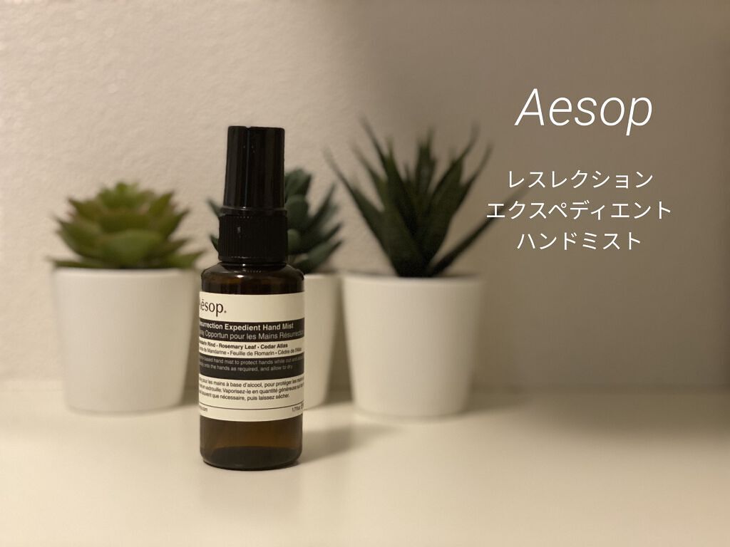 レスレクション エクスペディエント ハンドミスト/Aesop/ハンドクリームを使ったクチコミ（1枚目）