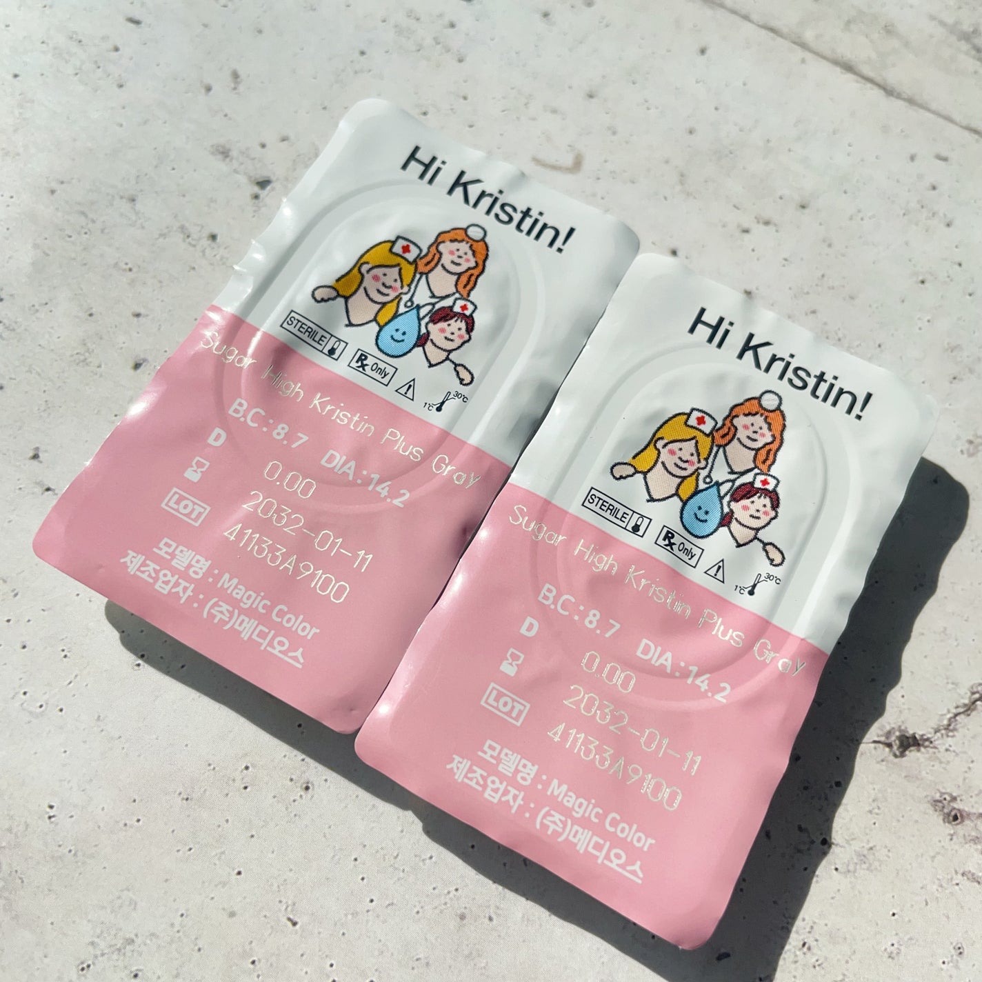 Sugar High Kristin Plus 1month/Hapa kristin/1ヶ月(1MONTH)カラコンを使ったクチコミ(7枚目)