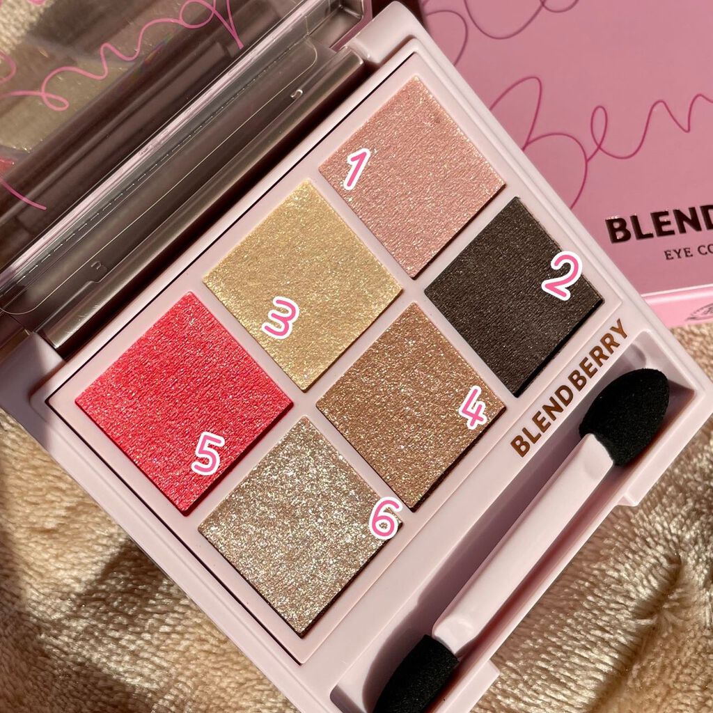 オーラクリエイション/BLEND BERRY/アイシャドウパレットを使ったクチコミ(2枚目)