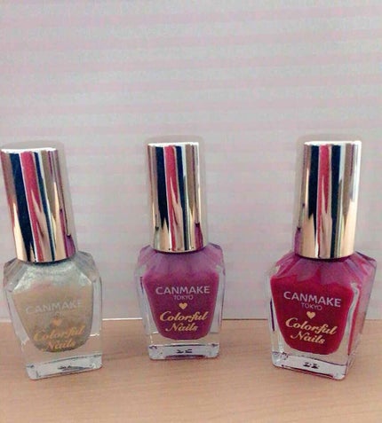 カラフルネイルズ N04 ワインレッド /キャンメイク/マニキュアを使ったクチコミ(1枚目)