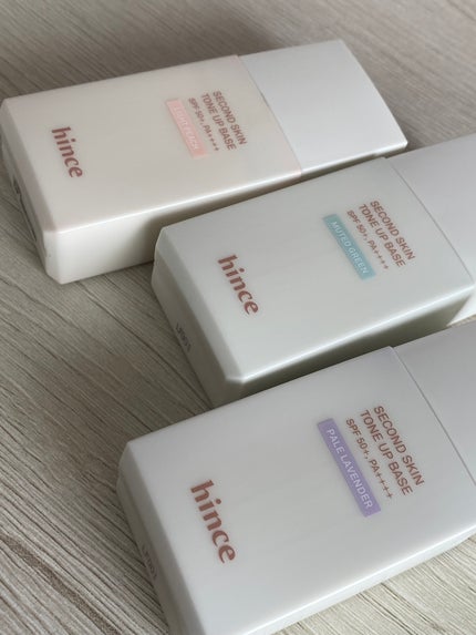 セカンドスキントーンアップベース ペールラベンダー/hince/化粧下地を使ったクチコミ(3枚目)