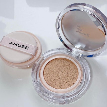 スキンチューンヴィーガンカバークッション/AMUSE/クッションファンデーションを使ったクチコミ(3枚目)