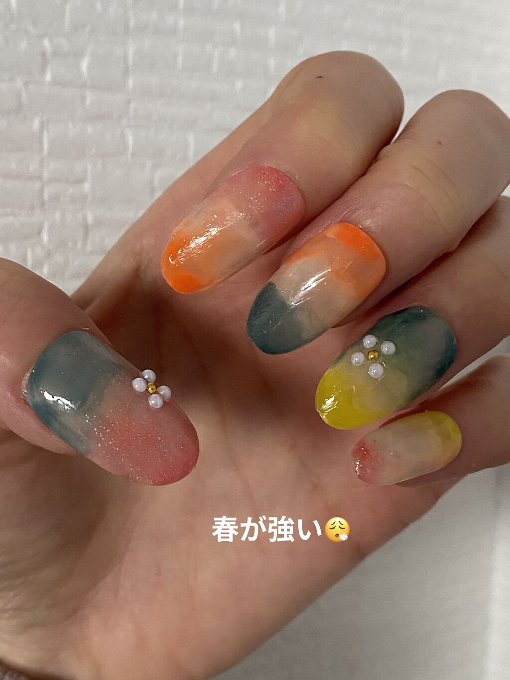カラフルネイルズ/キャンメイク/マニキュアを使ったクチコミ（3枚目）