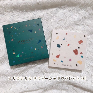 TERRAZZO Shadow palette/HOLIKA HOLIKA/パウダーアイシャドウを使ったクチコミ（2枚目）