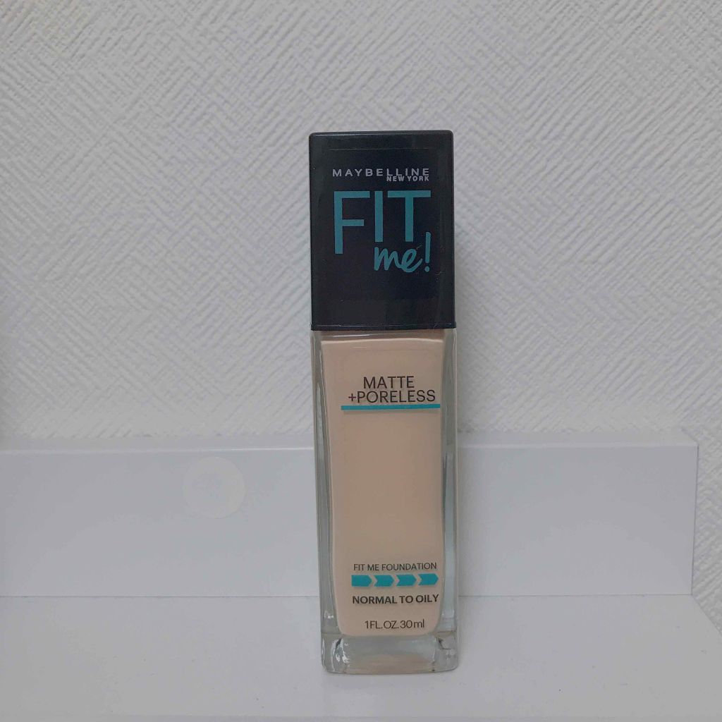 フィットミーリキッドファンデーション/MAYBELLINE NEW YORK/リキッドファンデーションを使ったクチコミ(1枚目)