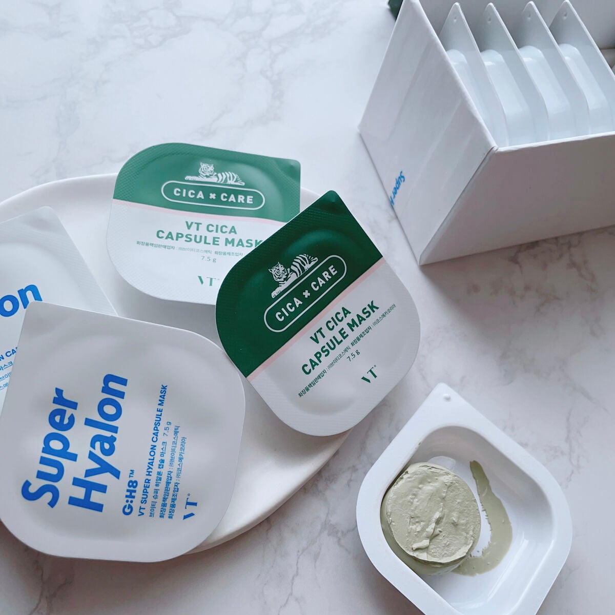 CICA カプセルマスク/VT/洗い流すパック・マスクを使ったクチコミ(1枚目)