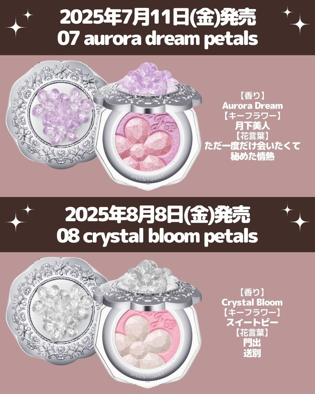 ジルスチュアート クリスタルブルーム ペタルクチュールアイズ デュオ/JILL STUART/アイシャドウパレットを使ったクチコミ(8枚目)