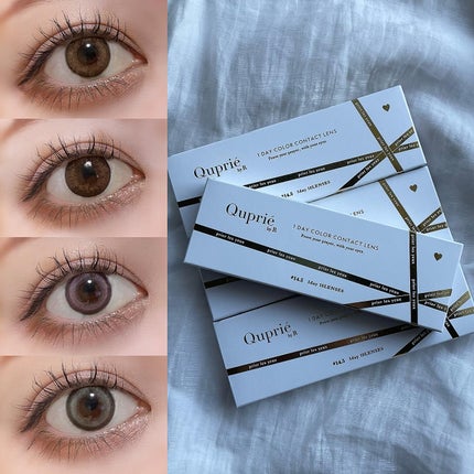 Quprie 1day/Quprié by R/ワンデー(1DAY)カラコンを使ったクチコミ(2枚目)