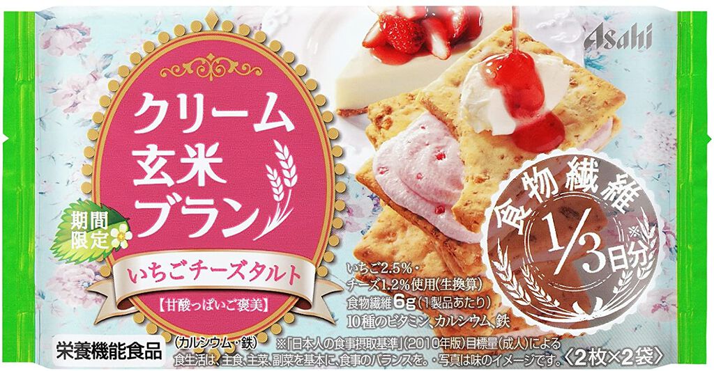 バランスアップ クリーム玄米ブラン いちごチーズタルト アサヒフードアンドヘルスケア