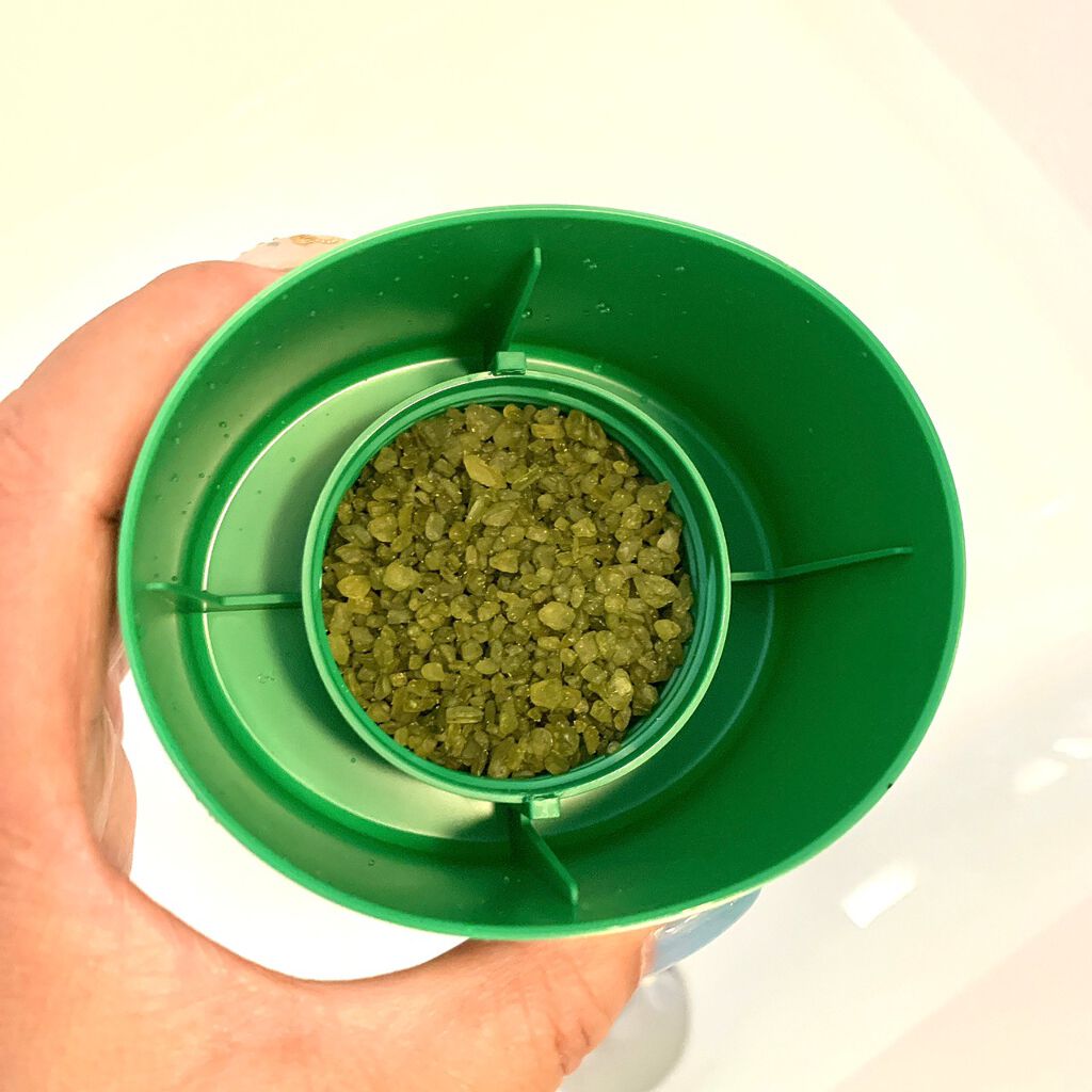 Ayur Time（アーユルタイム） レモングラス＆ベルガモットの香り 720g/アーユルタイム/無機塩系入浴剤を使ったクチコミ（2枚目）