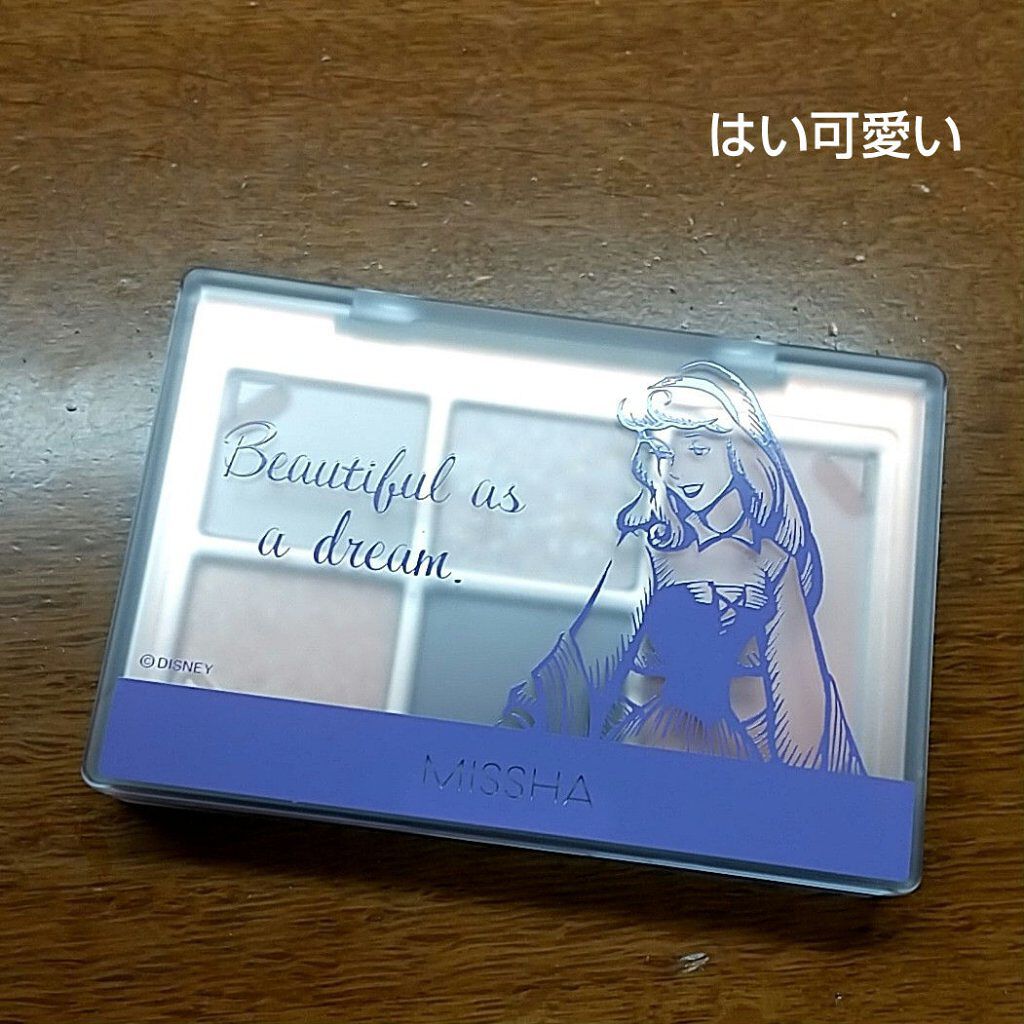 イージーフィルター シャドウパレット ディズニーシリーズ ピンク/MISSHA/アイシャドウパレットを使ったクチコミ（2枚目）
