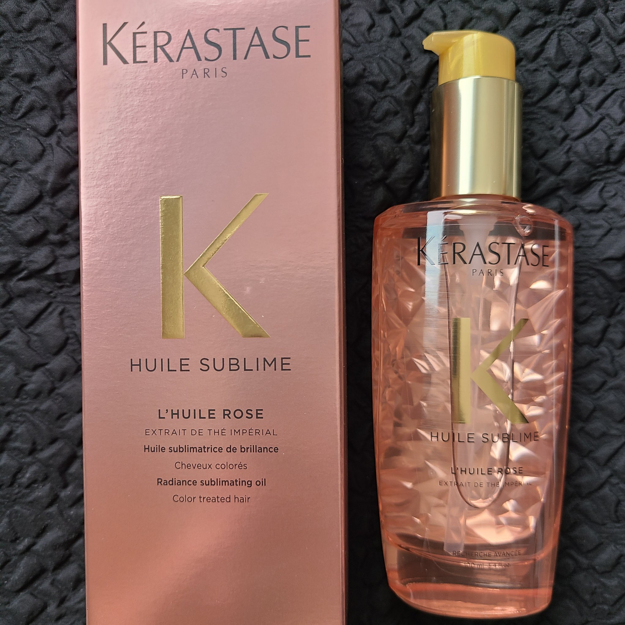 HU ユイルスブリム ティーインペリアル N/ケラスターゼ/ヘアオイルを使ったクチコミ（2枚目）