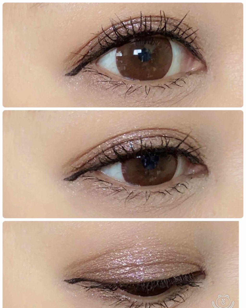 グリッター シャドウ カラー/rom&nd/グリッターを使ったクチコミ（3枚目）