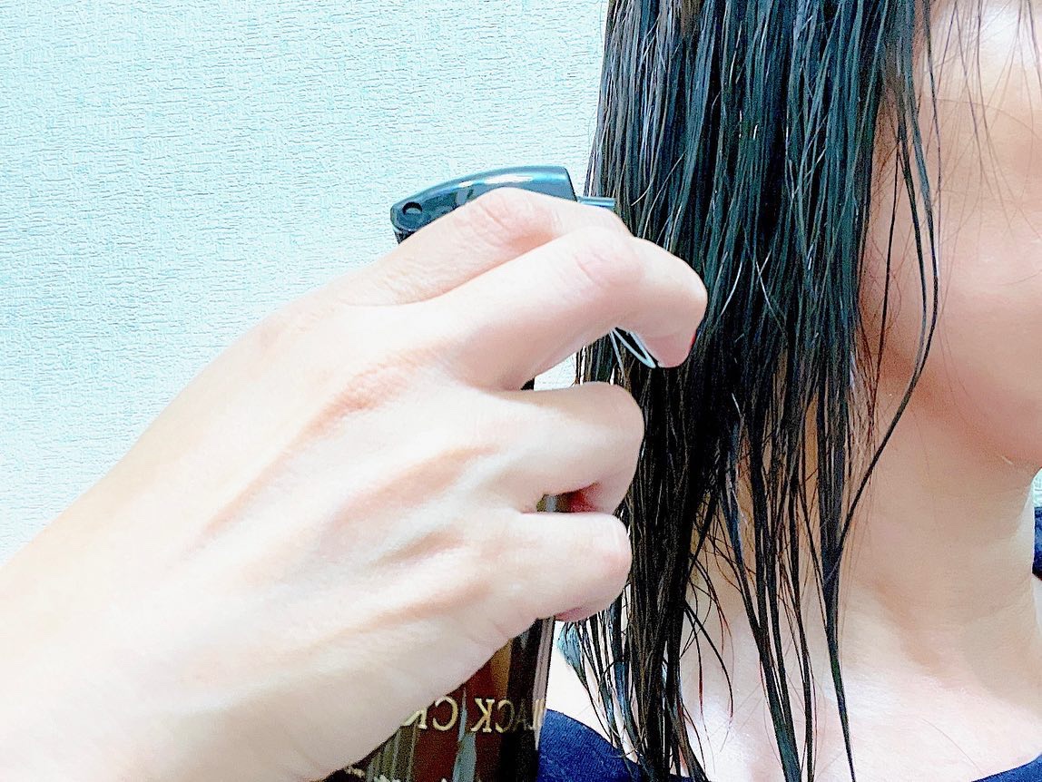 ニュートラルケアミスト/BLACK CRYSTAL/アウトバストリートメントを使ったクチコミ（3枚目）