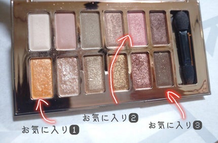 バレンタインボックス/VAVI MELLO/アイシャドウパレットを使ったクチコミ(2枚目)