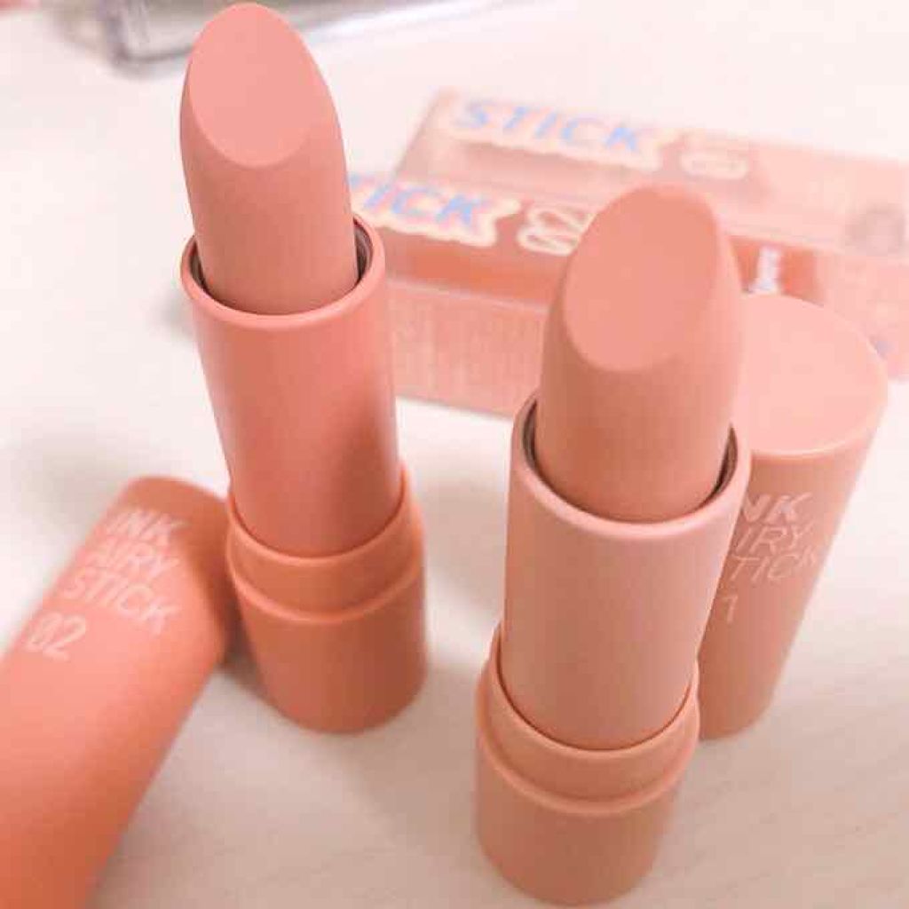 インク エアリー ベルベット スティック/PERIPERA/口紅を使ったクチコミ（2枚目）