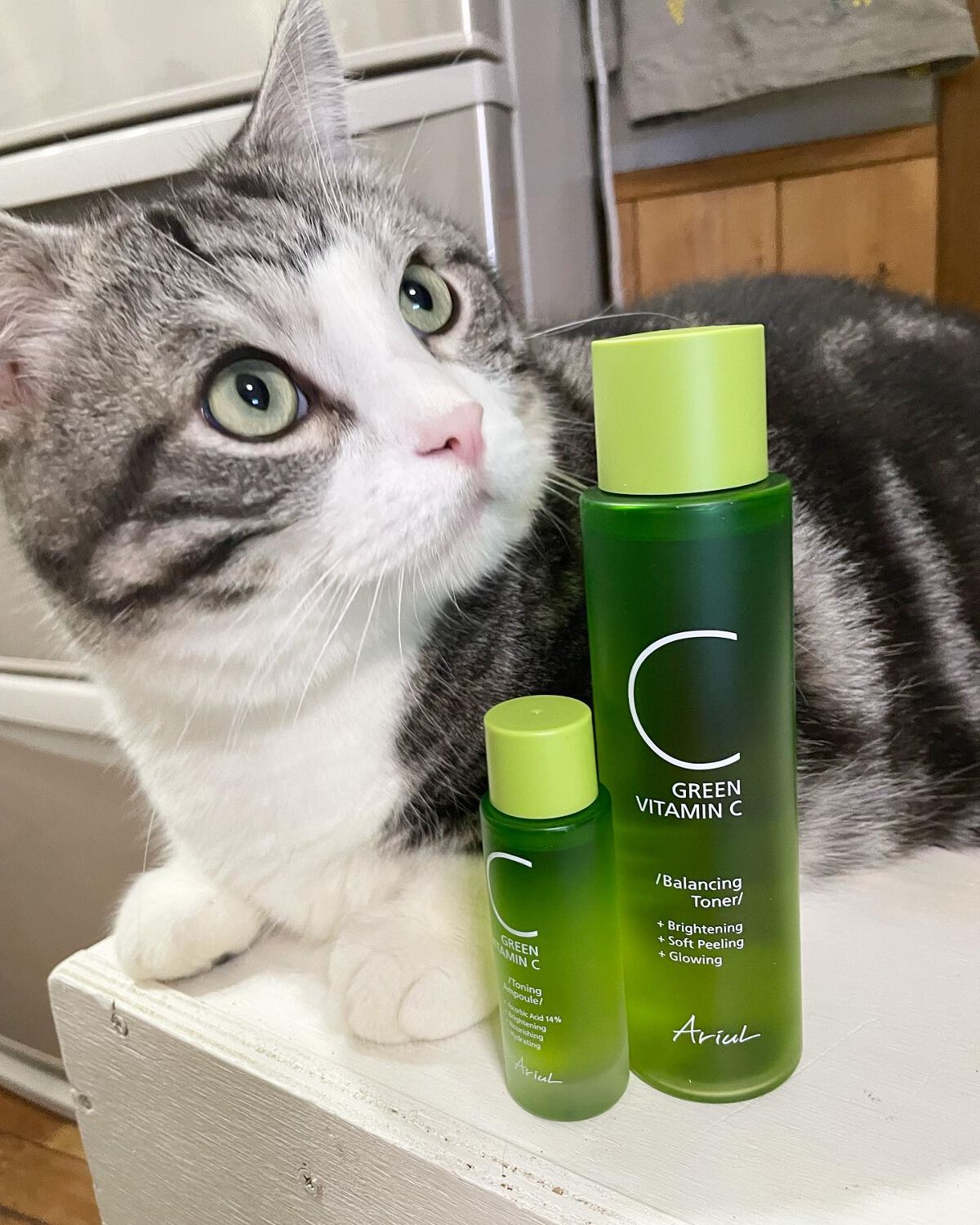アリウル グリーンビタミンC トーニングセラム(アンプル)/Ariul/美容液を使ったクチコミ（1枚目）
