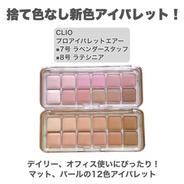 プロ アイ パレット エアー/CLIO/アイシャドウパレットを使ったクチコミ（2枚目）