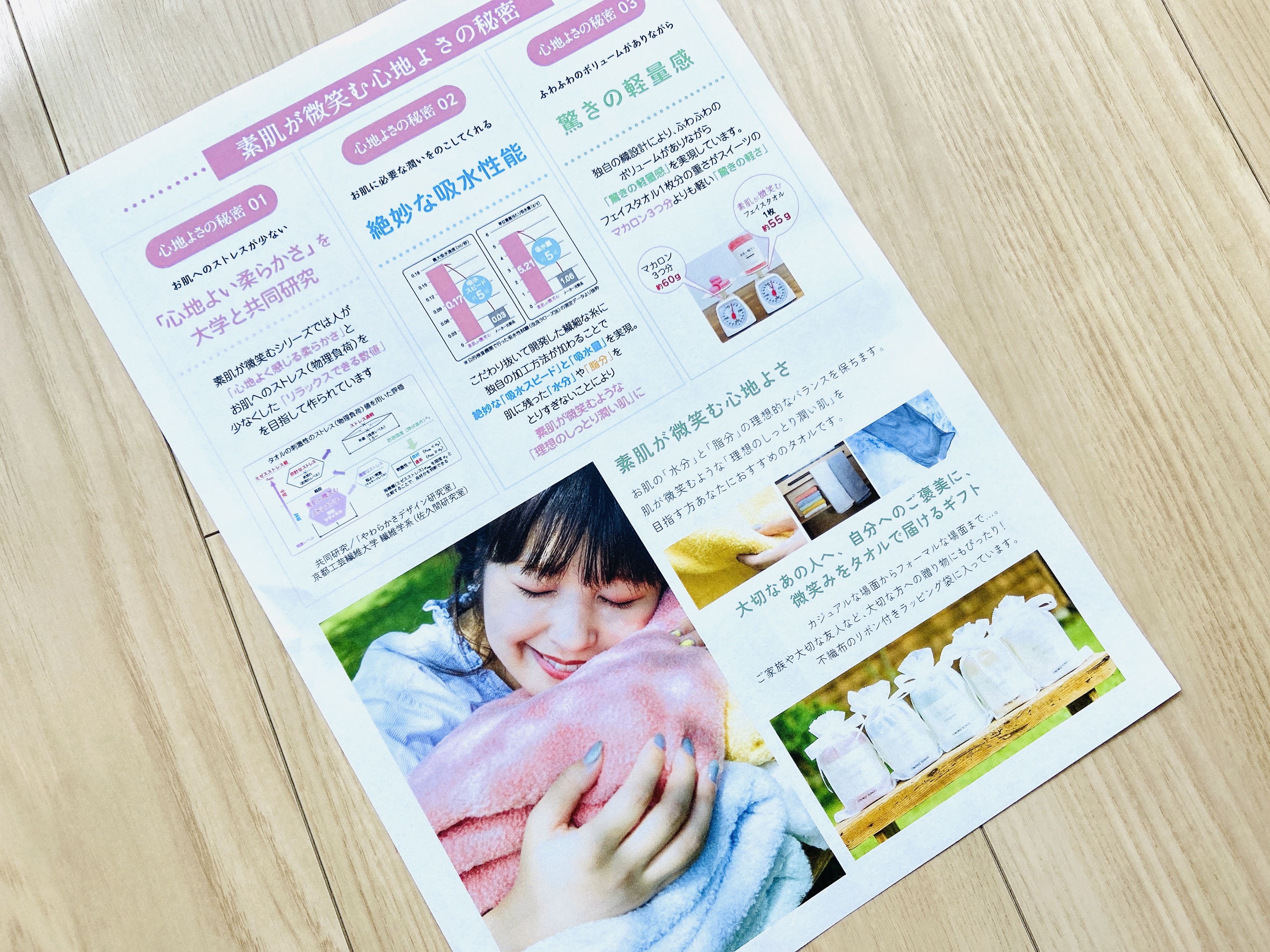 素肌が微笑むバスタオル / おぼろタオル