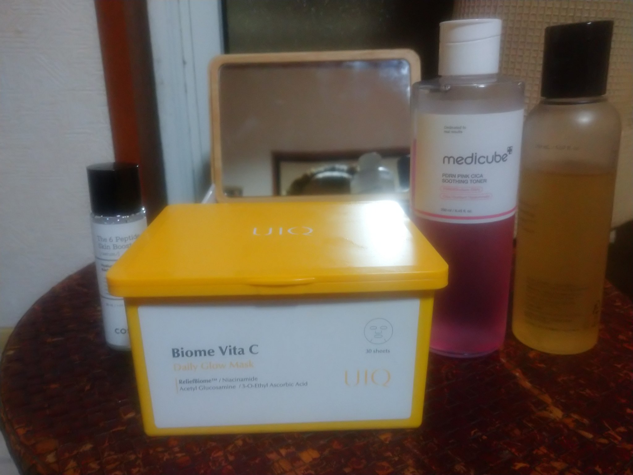 バイオームビタCグローデイリーシートマスク/UIQ/シートマスク・パックを使ったクチコミ（1枚目）