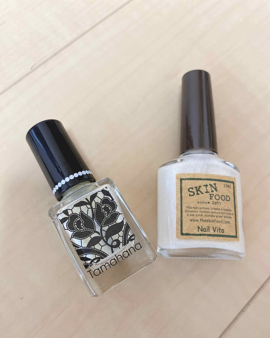 ネイルビタ アルファ/SKINFOOD/マニキュアを使ったクチコミ（2枚目）