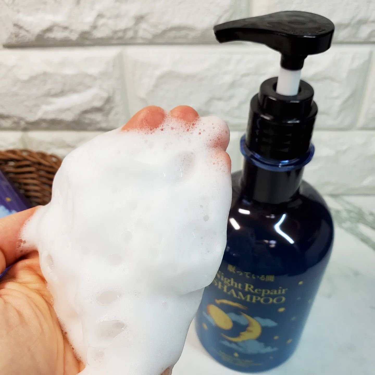 眠っている間 ナイトリペアシャンプー＆トリートメント/エラスチン/シャンプー・コンディショナーを使ったクチコミ（3枚目）