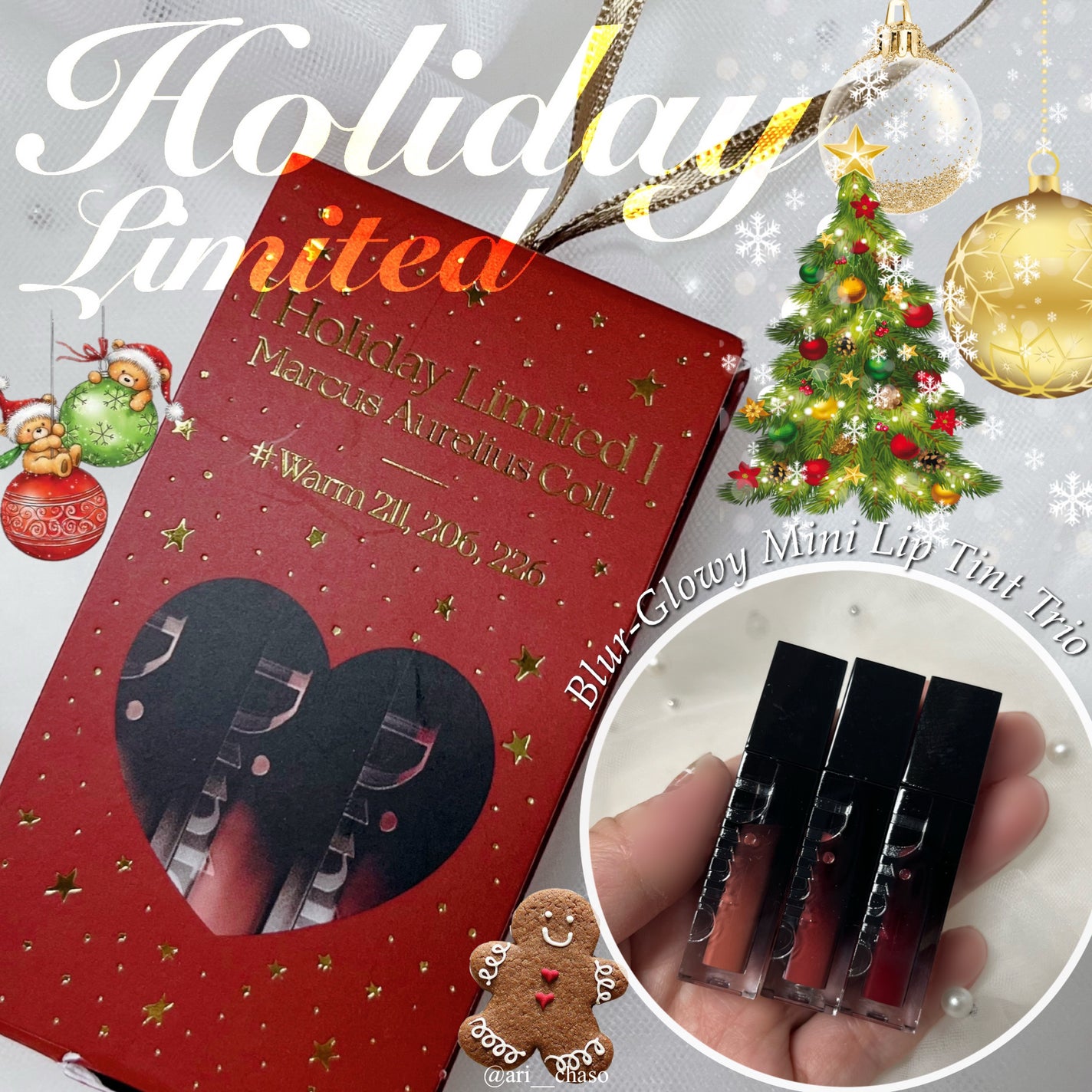 ミニリップトリオブラーグローイリップティント/Dinto/リップティントを使ったクチコミ(1枚目)