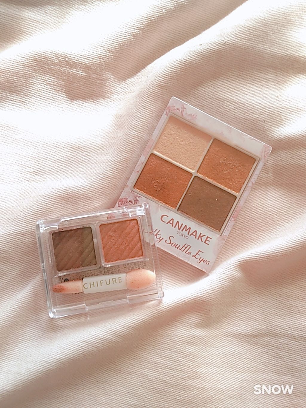 アイ カラー(チップ付)/ちふれ/アイシャドウパレットを使ったクチコミ（2枚目）