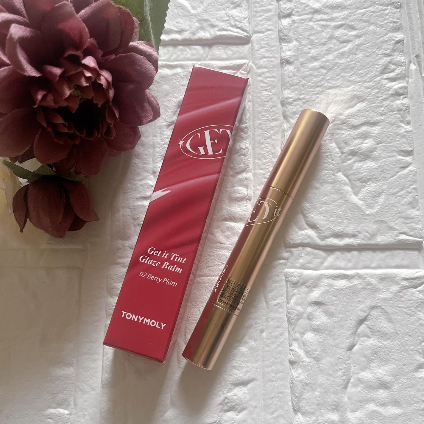 ゲットイットティントグレーズバーム/TONYMOLY/リップティントを使ったクチコミ(4枚目)