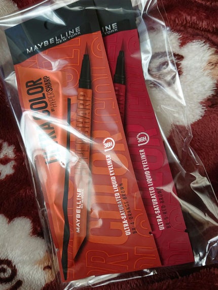 ウルトラカラー アイライナー BR-5 華やかな印象 レッドブラウン/MAYBELLINE NEW YORK/リキッドアイライナーを使ったクチコミ(1枚目)