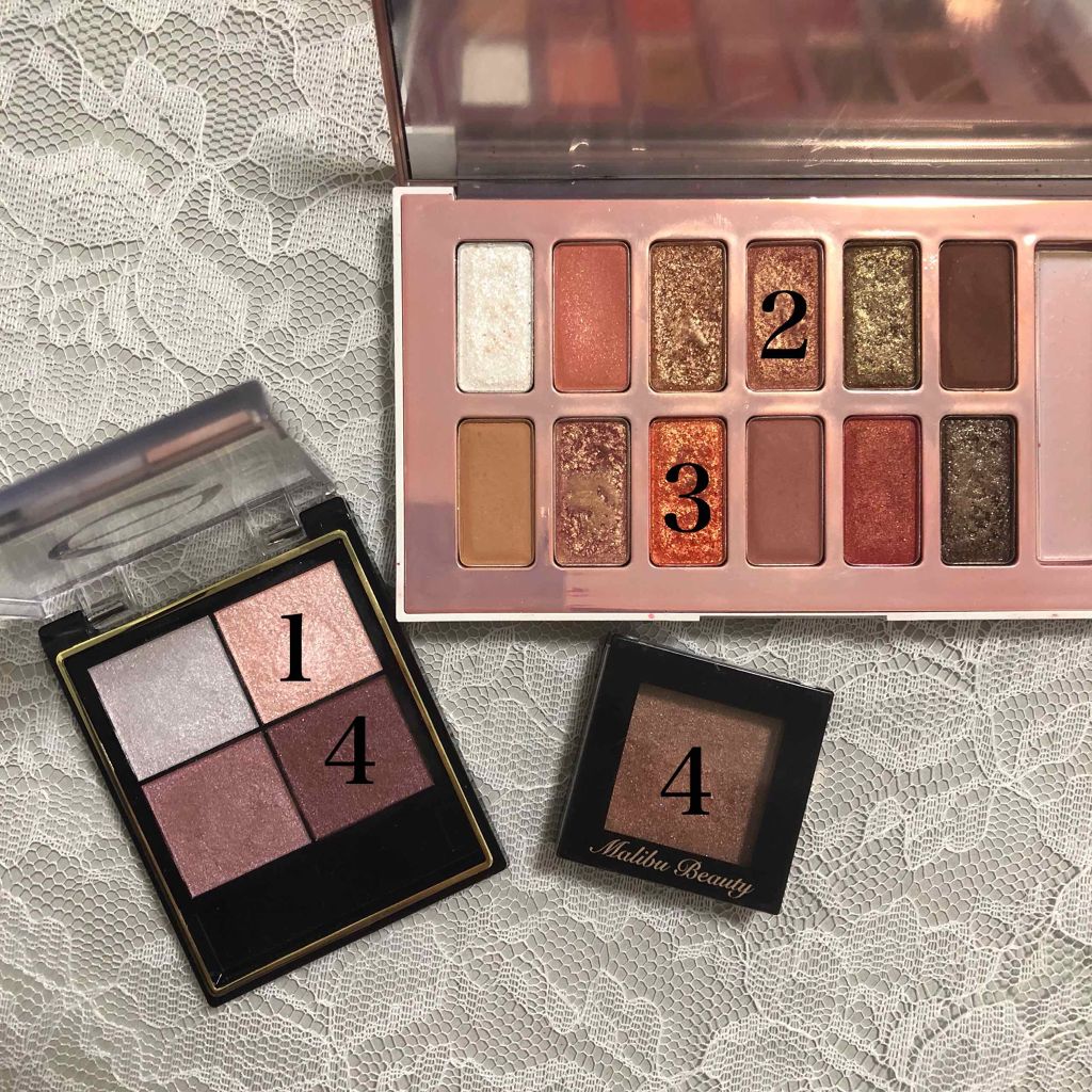 シングルアイシャドウ/マリブビューティー/単色アイシャドウを使ったクチコミ(2枚目)