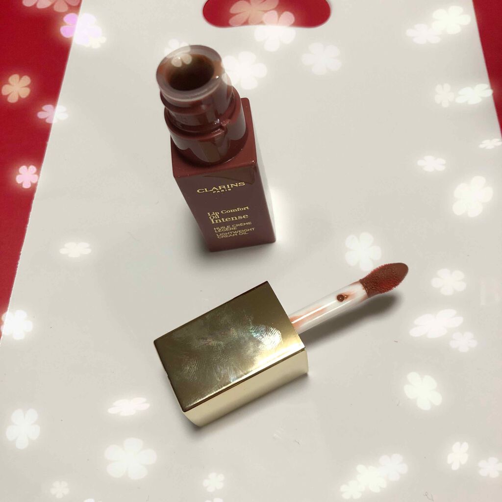 コンフォート リップオイル インテンス 01 インテンス ヌード/CLARINS/リップグロスを使ったクチコミ（2枚目）
