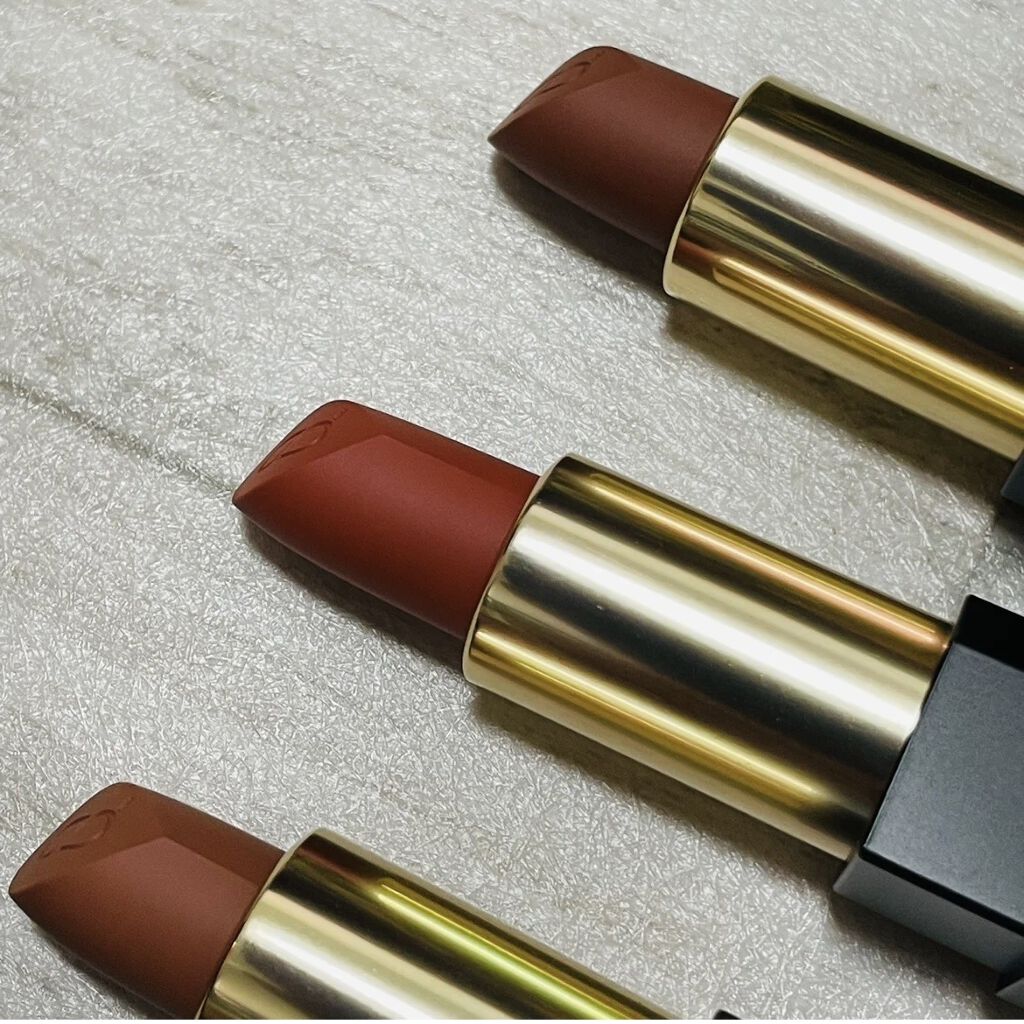 シアー マット リップスティック 101 白茶＜限定色＞/SUQQU/口紅を使ったクチコミ（2枚目）