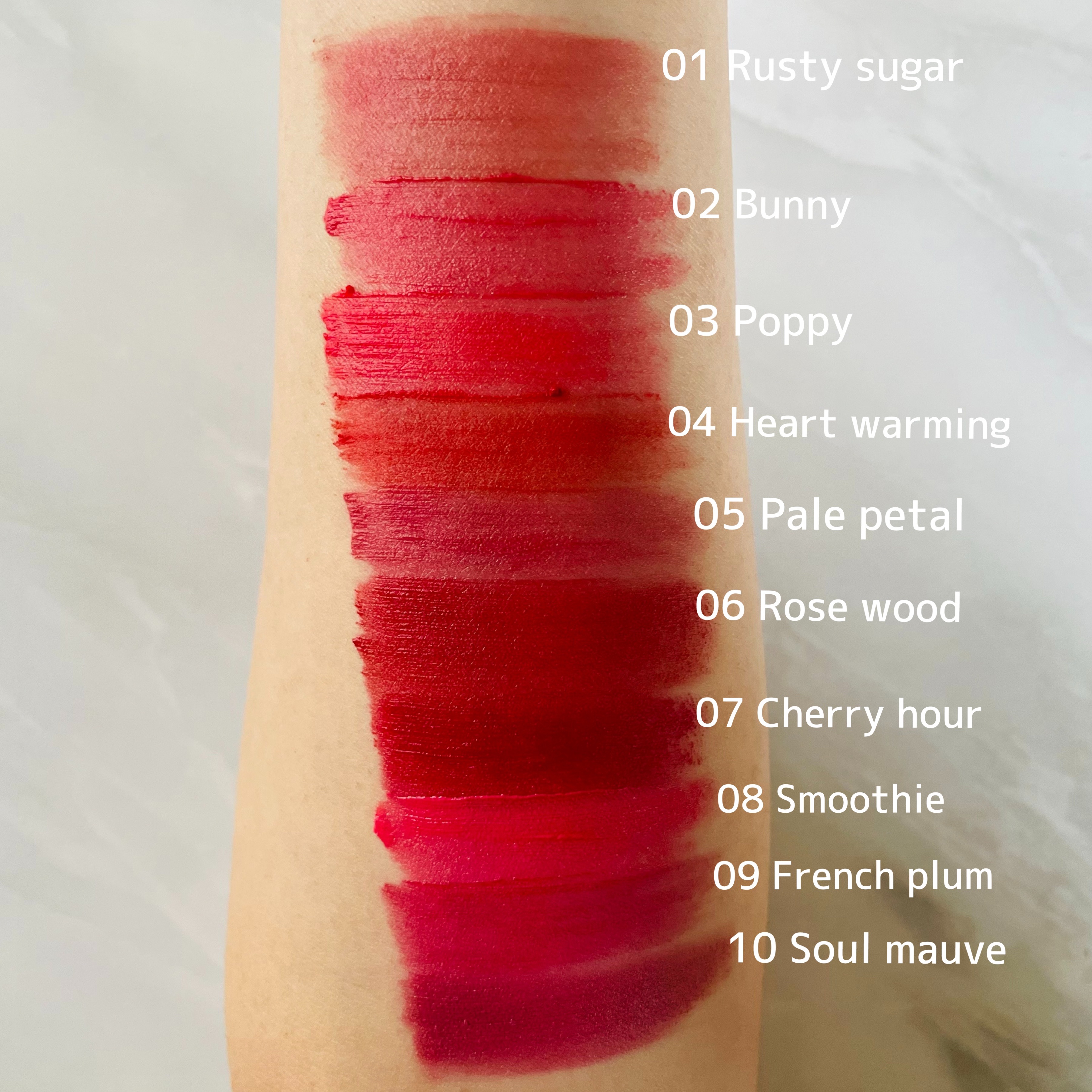 ソフトブラーティント/mude./リップティントを使ったクチコミ（2枚目）