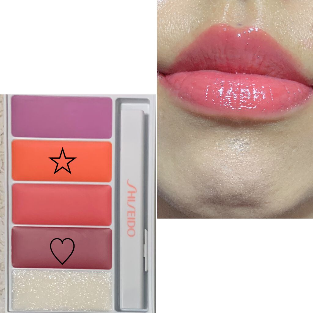 アクアジェル リップパレット/SHISEIDO/口紅を使ったクチコミ(6枚目)