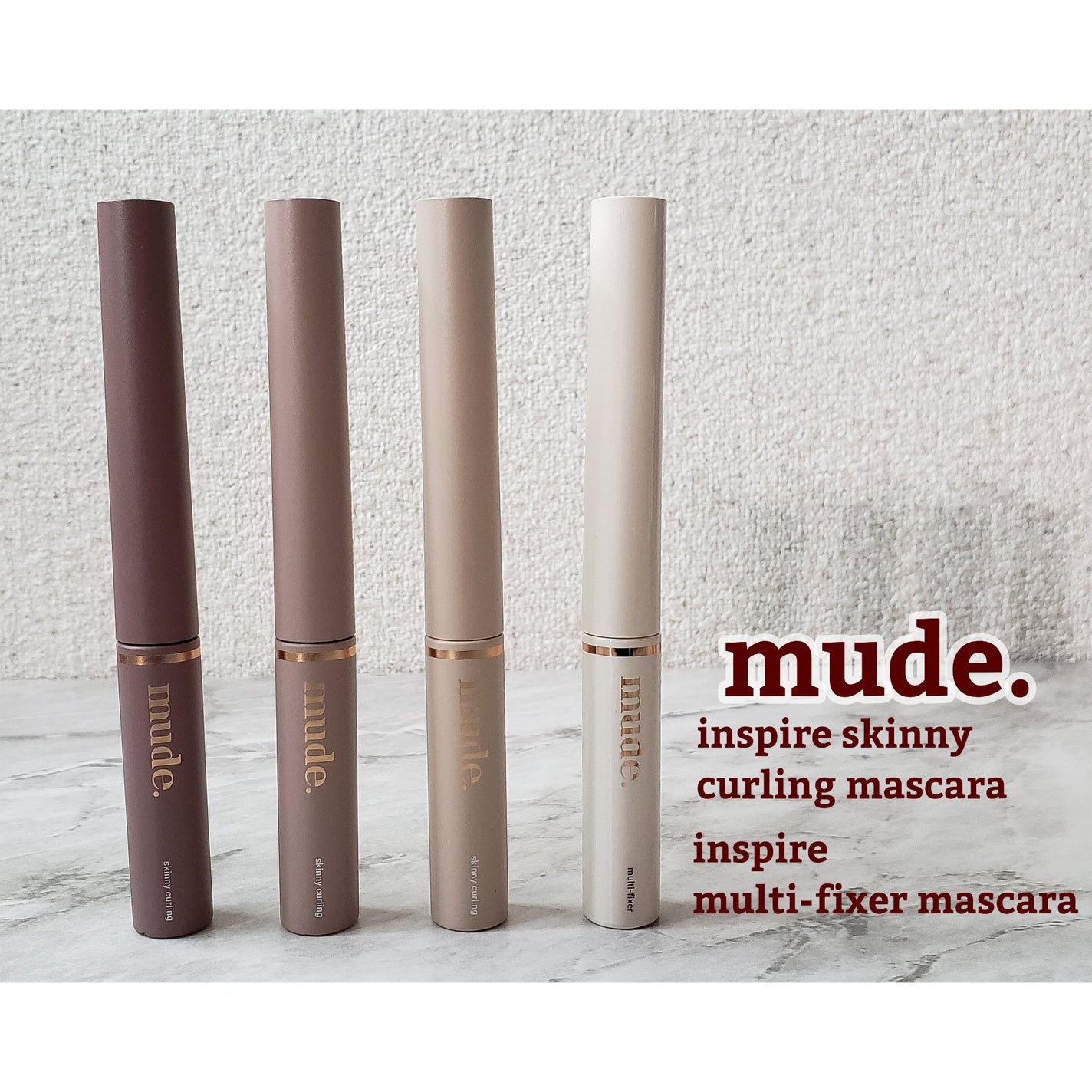スキニーマスカラ/mude/マスカラを使ったクチコミ(1枚目)