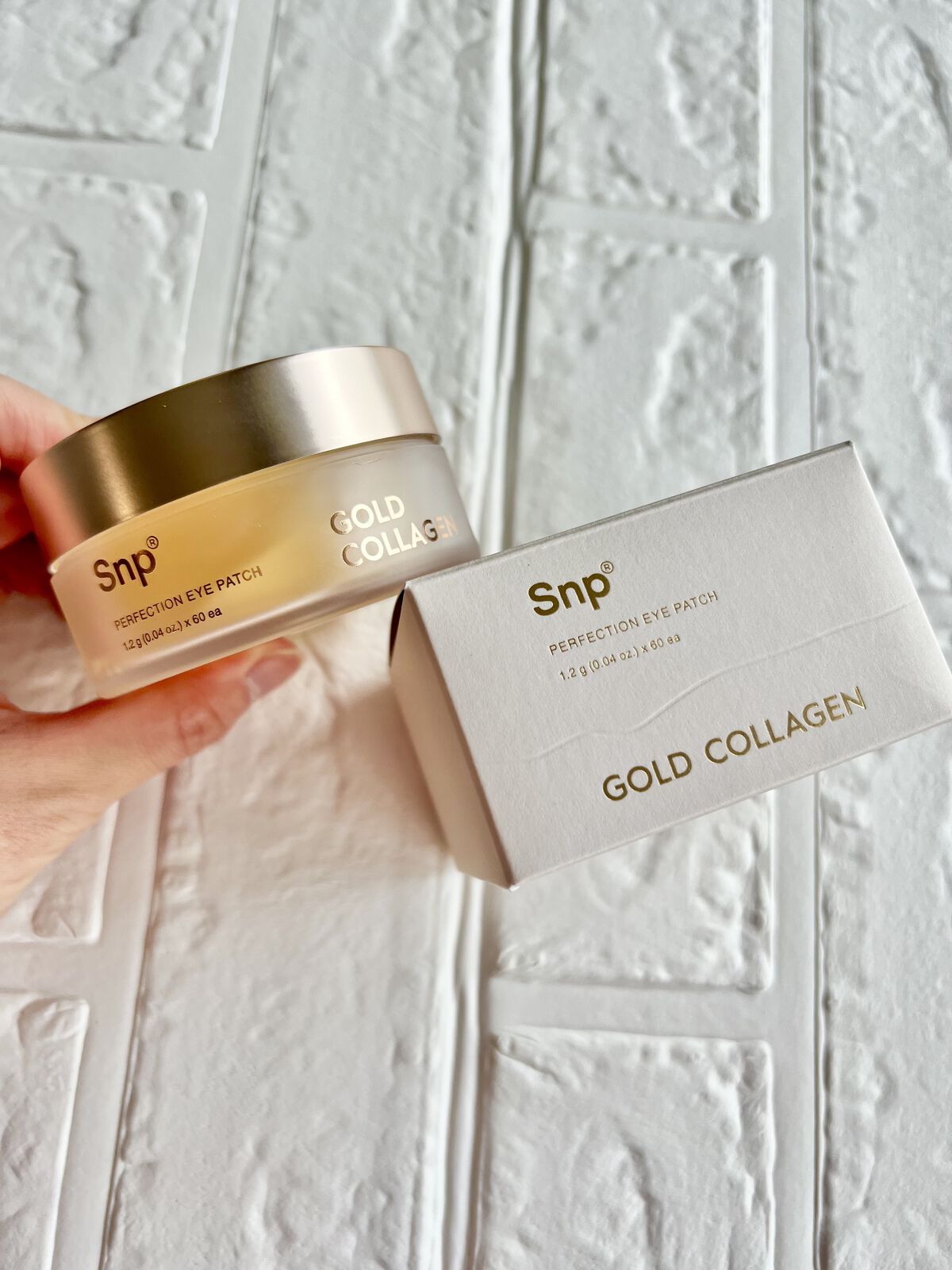 GOLD COLLAGEN DUAL EYE PATCH/SNP/アイケア・アイクリームを使ったクチコミ（2枚目）